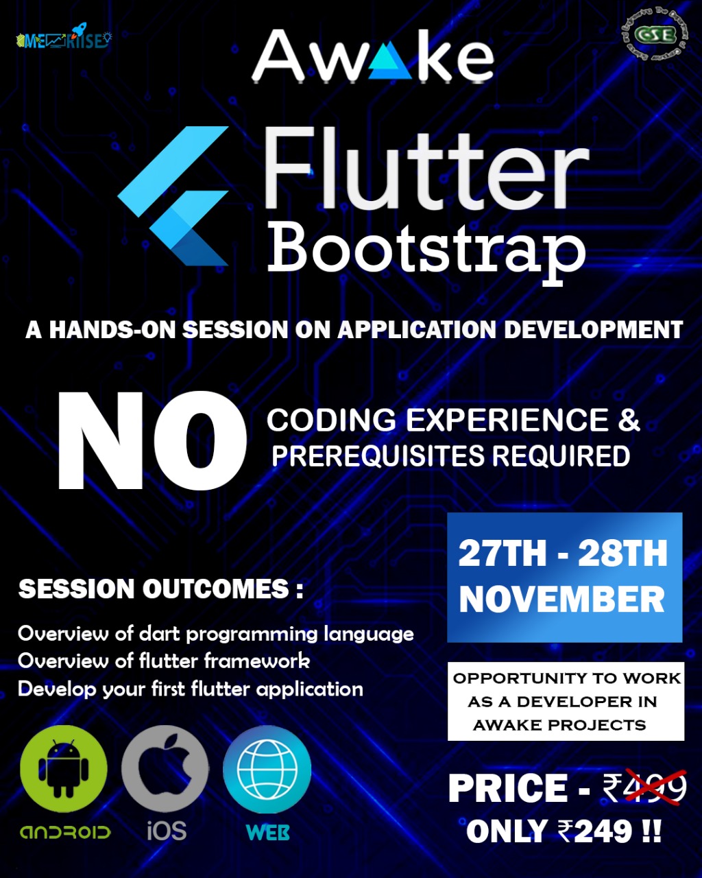 Flutter Bootstrap ME-RIISE