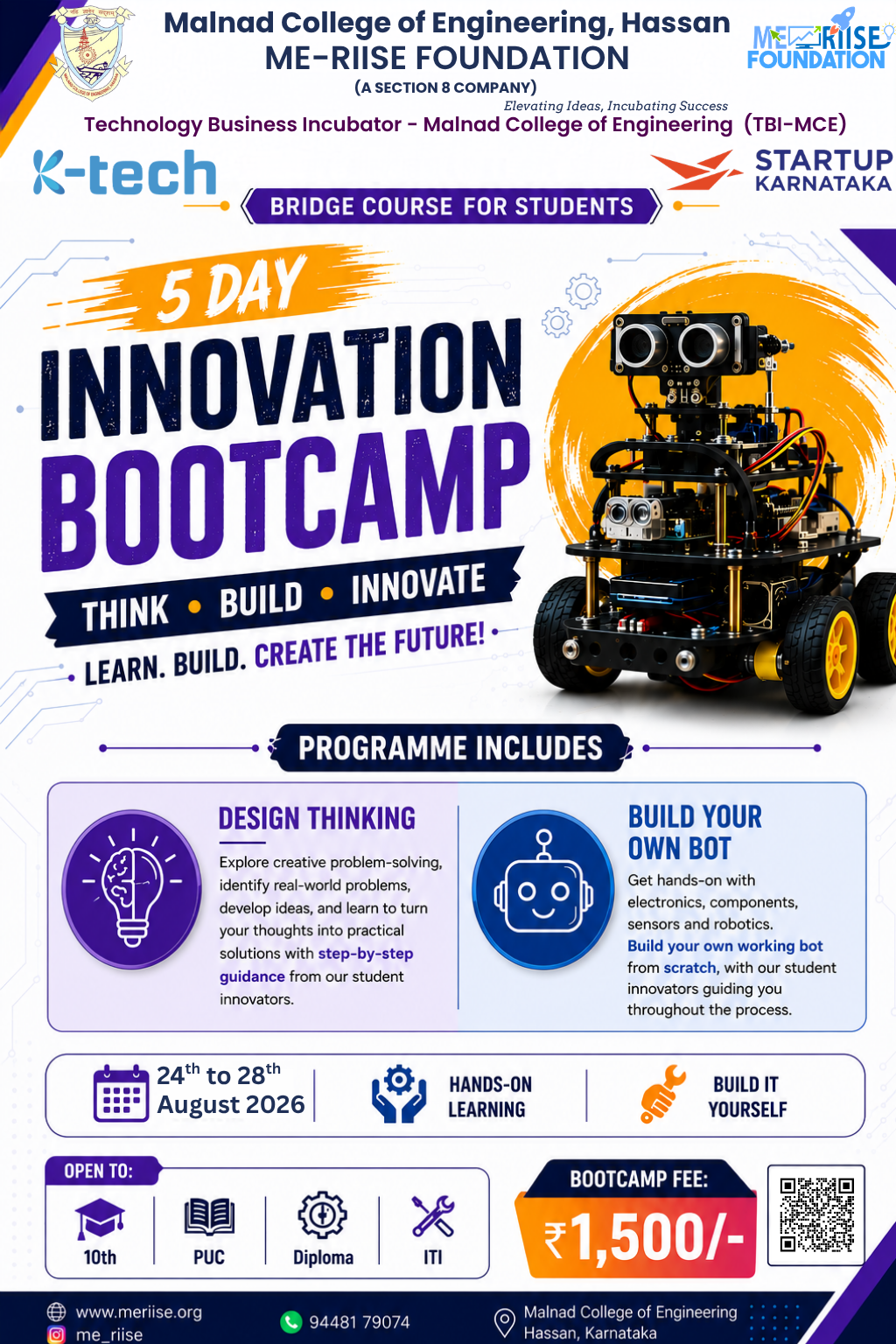 5-Day Innovation Bootcamp 2026 poster